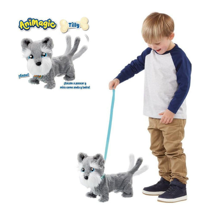 Cão Animagic Interativo Terrier Tilly com Trela
