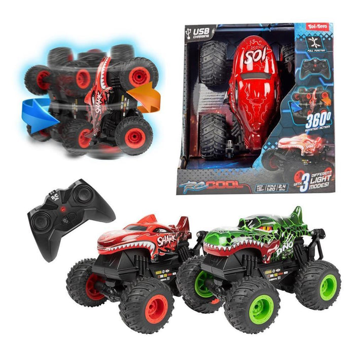 Monster Truck Telecomandado RC Cool 360 Stunt 1:20 com Bateria