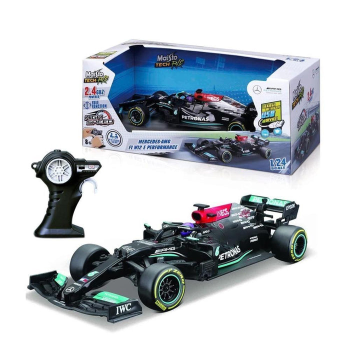 Carro Telecomandado RC Maisto Tech F1 com Bateria Mercedes AMG 1:24