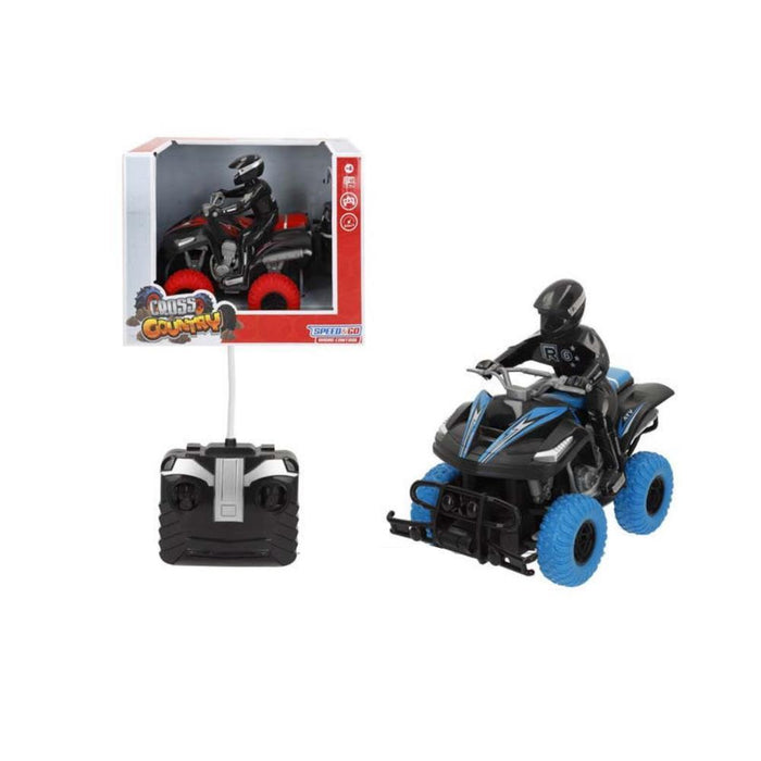 Moto 4 Telecomandada RC Speed&Go Cross Country com Figura