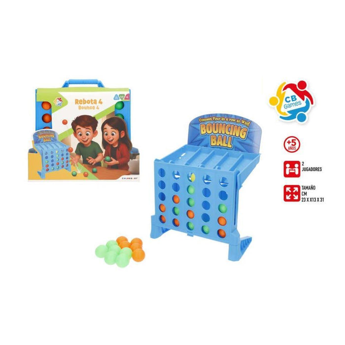 Jogo 4 em Linha CB Games com Bolas Saltitonas