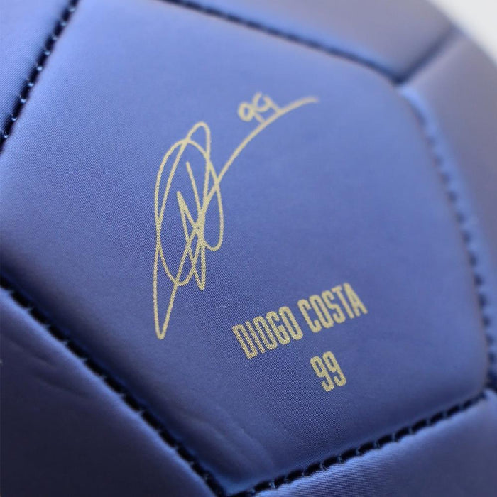 Bola de Futebol Azul Metal com Assinaturas Porto