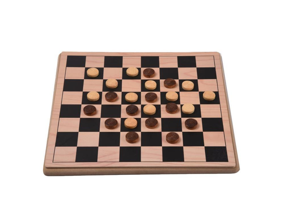 Jogo Damas em Madeira