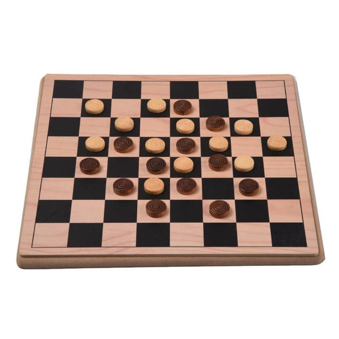 Jogo Damas em Madeira