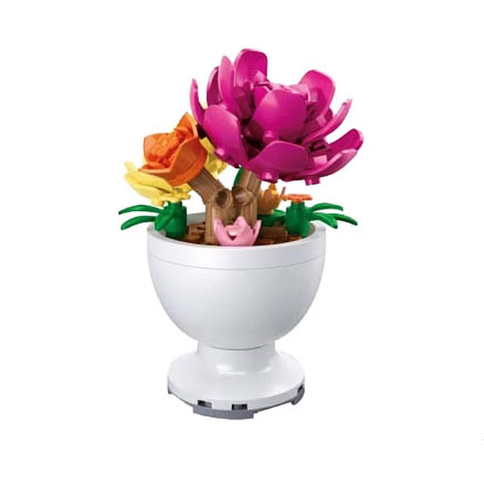 Blocos de Construção Flores em Vaso Sluban Flower