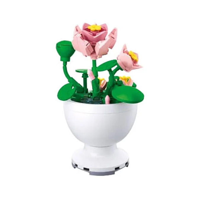 Blocos de Construção Flores em Vaso Sluban Flower