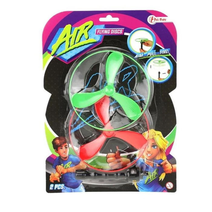 Lançador de Discos Toi-Toys Flying Disks 12cm