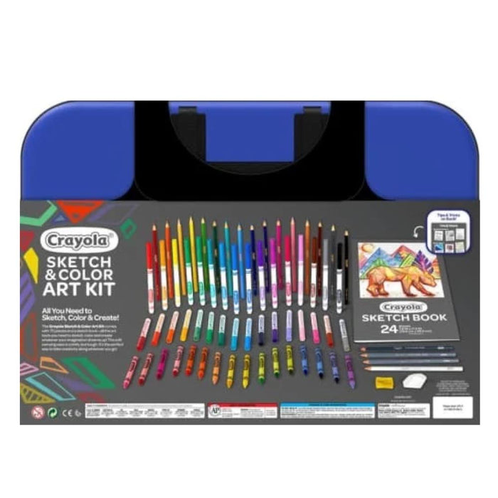 Mala com Material de Pintura Crayola 70 Peças
