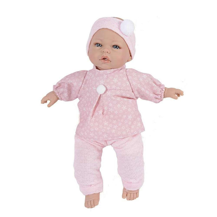 Pajama Doll with Pacifier and Sounds 40cm