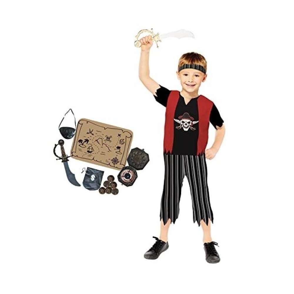 Pirate Costume with Accessories 4-6 Years