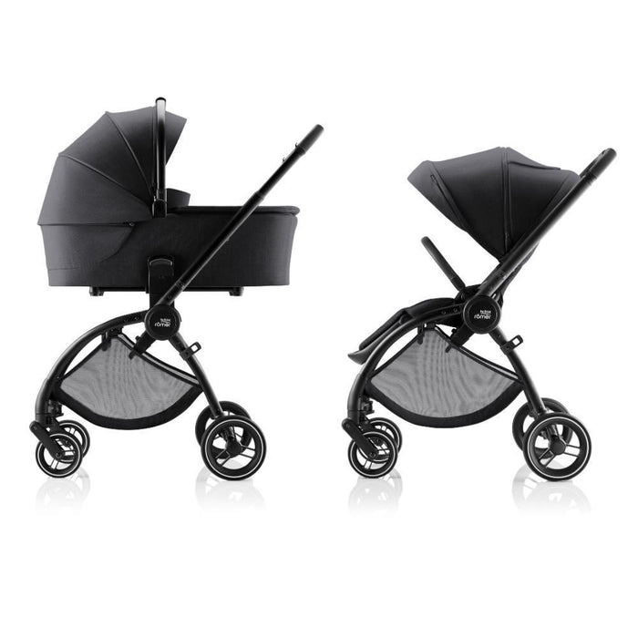 Pack Britax Römer Rio + Alcofa Rio Style Carbon Black