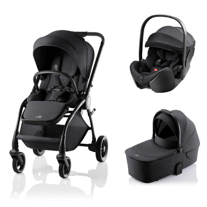 Pack Britax Römer Rio + Alcofa Rio + Baby-Safe Pro Style Carbon Black
