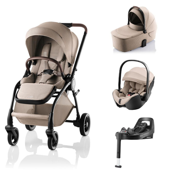Pack Britax Römer Rio + Alcofa Rio + Baby-Safe Pro Style Teak + Base Vario 5Z