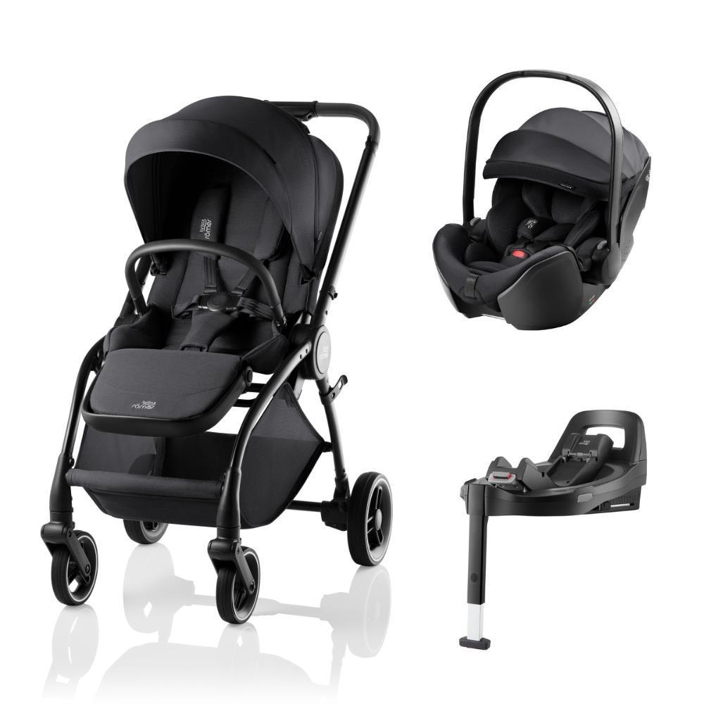 Paquete Britax Römer Rio + Baby-Safe Pro Style Carbon Black + Base Vario 5Z
