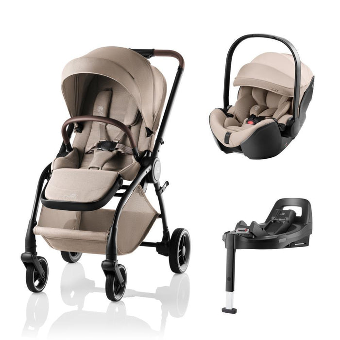 Pack Britax Römer Rio + Baby-Safe Pro Style Teak + Base Vario 5Z