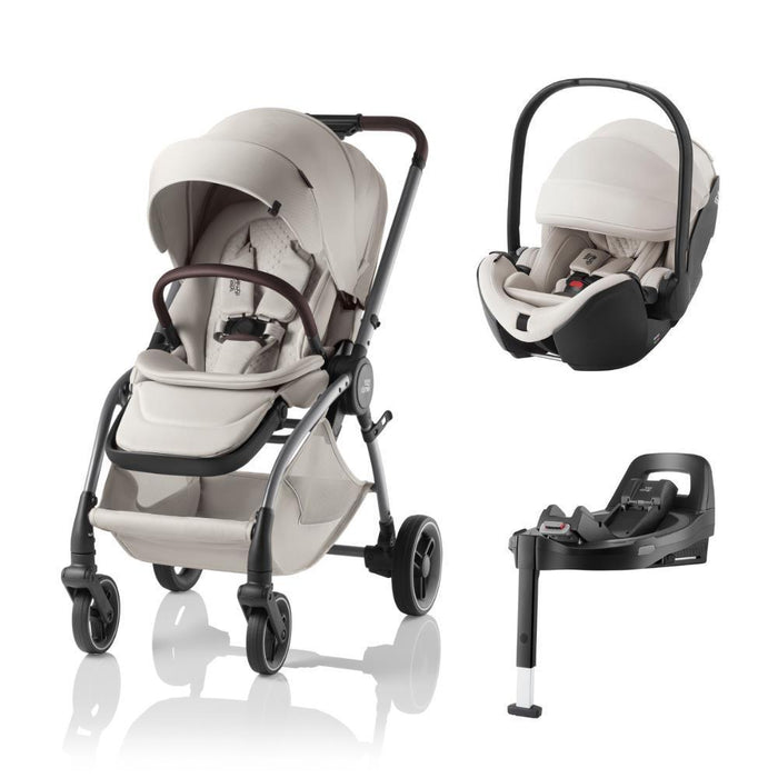 Pack Britax Römer Rio + Baby-Safe Pro Lux Soft Taupe + Base Vario 5Z