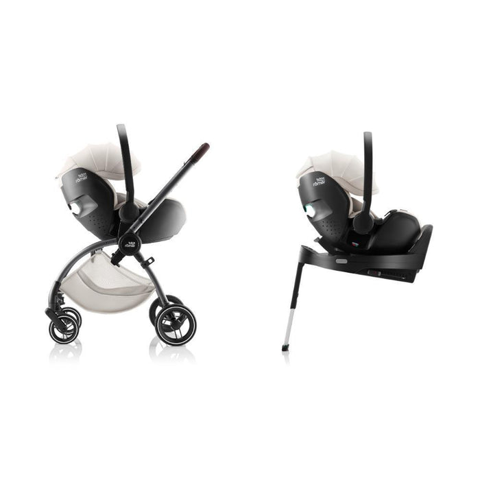 Pack Britax Römer Rio + Baby-Safe Pro Lux Soft Taupe + Base Vario 5Z