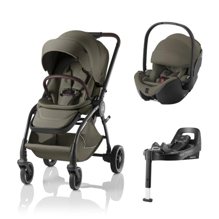 Pack Britax Römer Rio + Baby-Safe Pro Lux Urban Olive + Base Vario 5Z