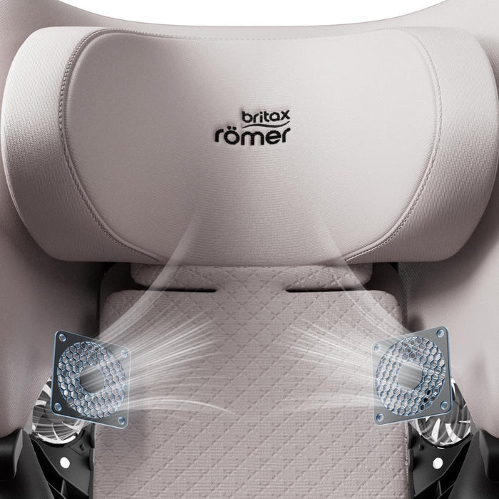 Britax Römer Swivel Grow Max Air Lux Linen Grey 40-125cm