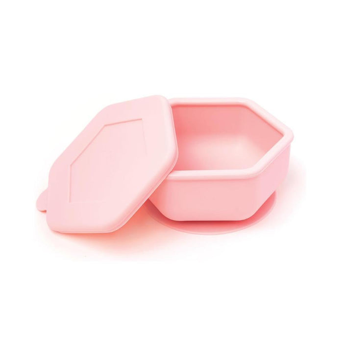 Taça em Silicone com Ventosa e Tampa Tiny Twinkle Rose