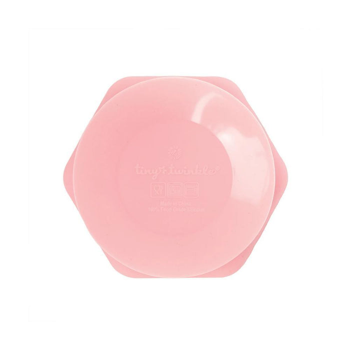 Taça em Silicone com Ventosa e Tampa Tiny Twinkle Rose