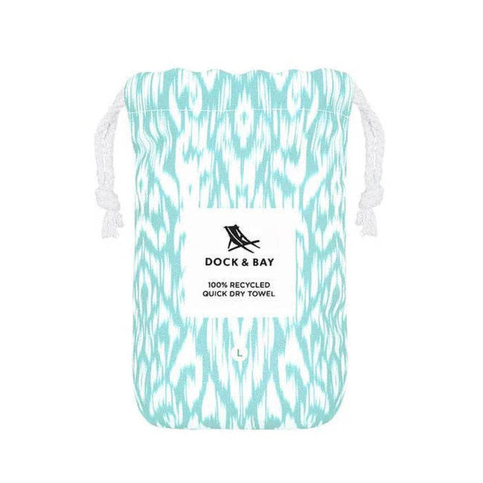 Toalha de Praia em Microfibra Dock&Bay Soft Seafoam 160x90cm