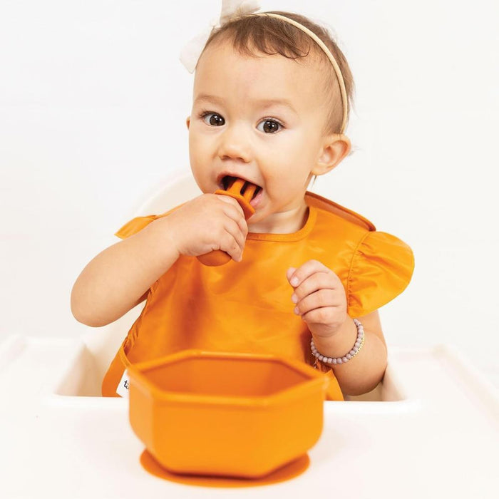 Taça em Silicone com Ventosa e Tampa Tiny Twinkle Cinnamon