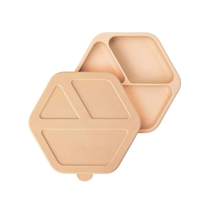 Prato em Silicone com Ventosa e Tampa Tiny Twinkle Sand