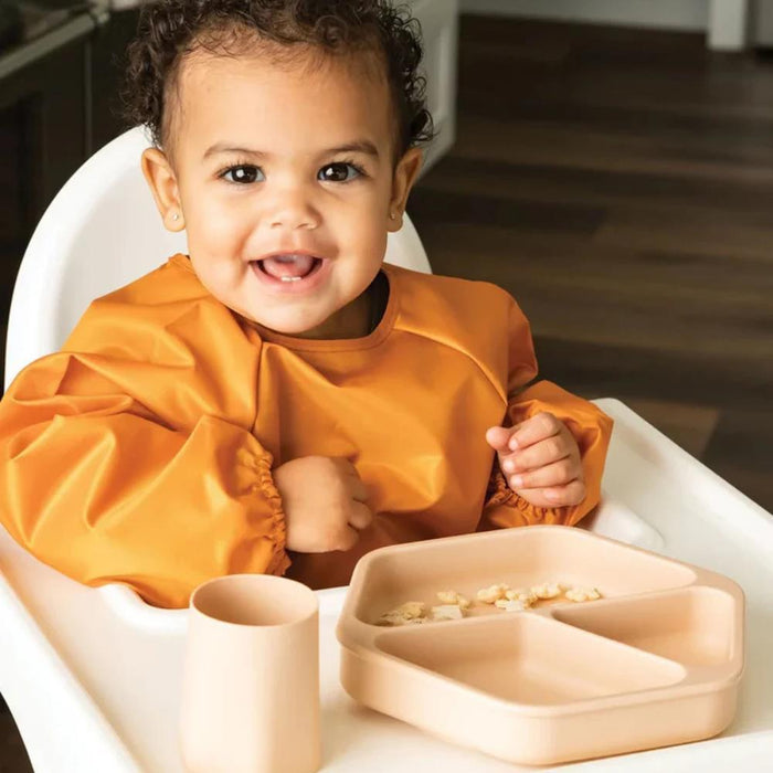 Prato em Silicone com Ventosa e Tampa Tiny Twinkle Sand