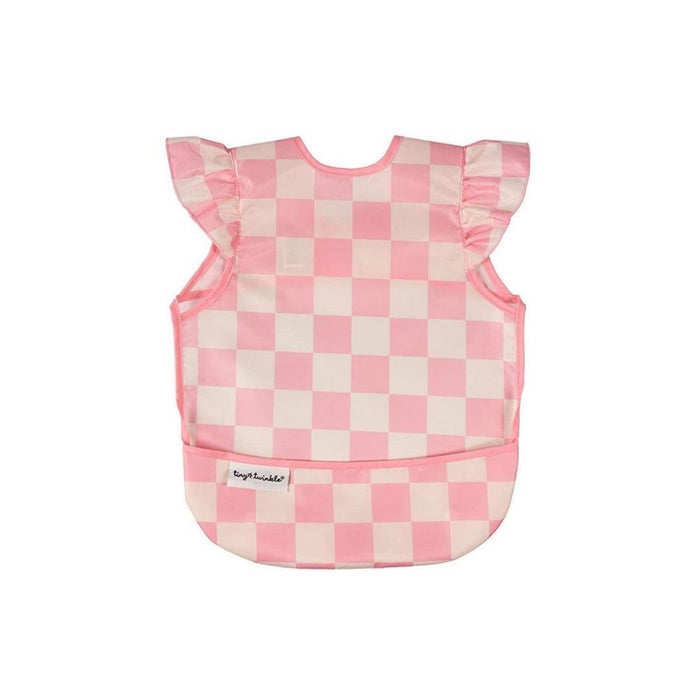 Babete Impermeável Tiny Twinkle Checkers Pink 6-24 Meses