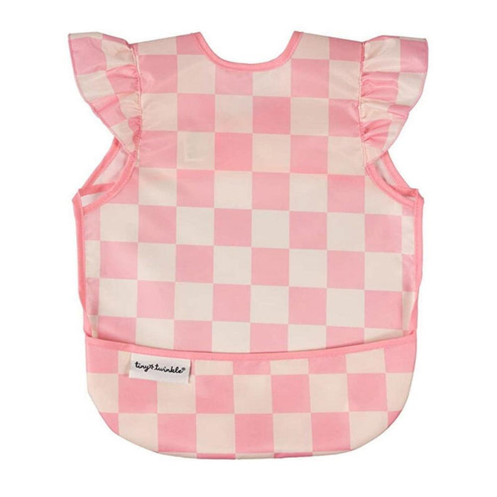 Babete Impermeável Tiny Twinkle Checkers Pink 6-24 Meses