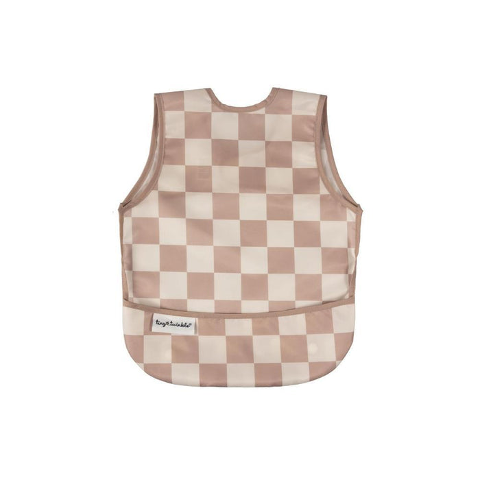 Babete Impermeável Tiny Twinkle Checkers Brown 2-4 Anos