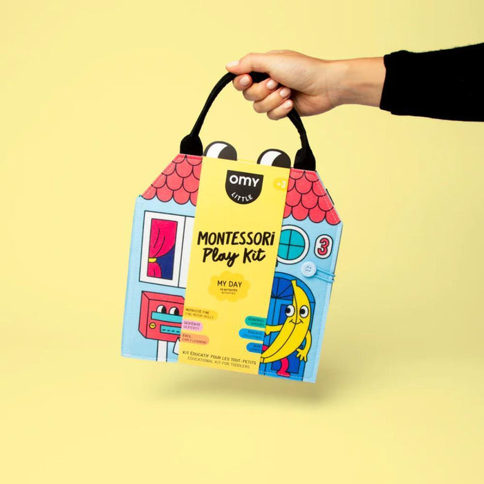 Livro OMY Little Montessori Play Kit My Day