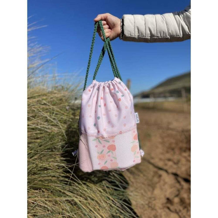 BTBox Pink Dots Beach Bag/Backpack