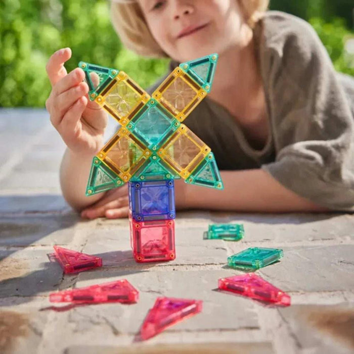 Mini Construções Magnéticas Clever Clixx Pastel 28 Peças