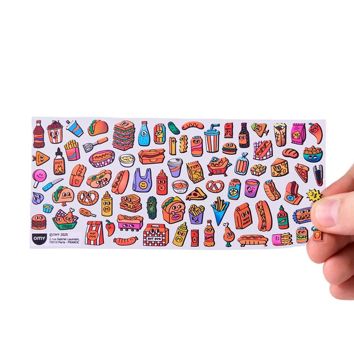 Autocolantes OMY Hot Dog Shop