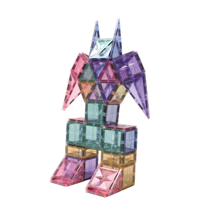Jogo de Construção Magnética Clever Clixx Large Pastel 125 Peças