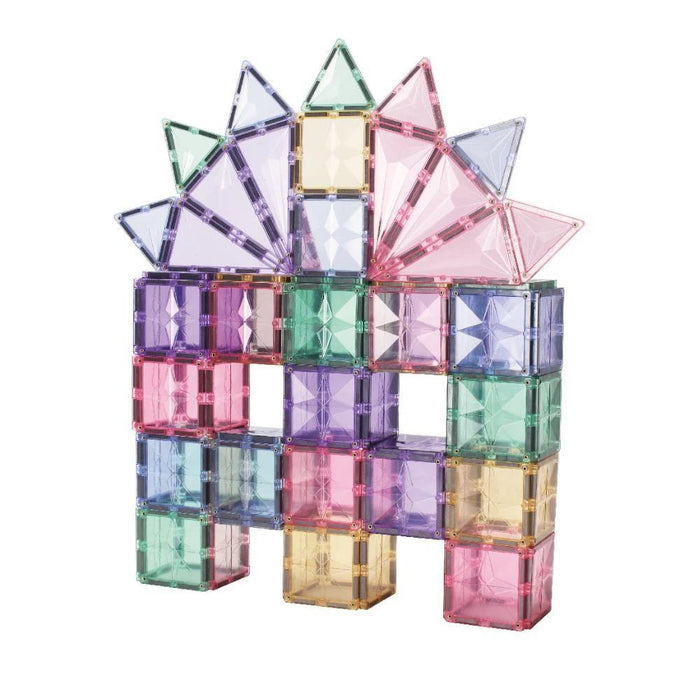 Jogo de Construção Magnética Clever Clixx Large Pastel 125 Peças