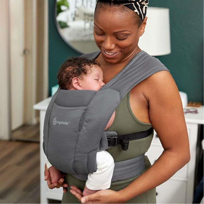 Ergobaby Embrace Mesh Washed Black Baby Carrier