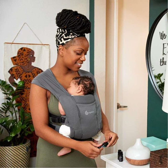 Ergobaby Embrace Mesh Washed Black Baby Carrier