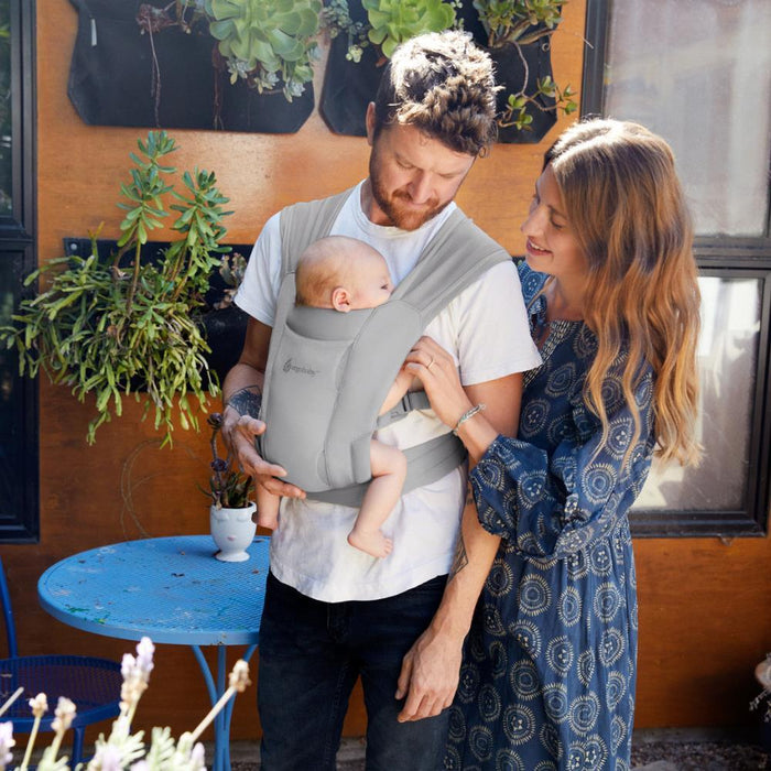 Marsúpio/Porta-Bebés Ergobaby Embrace Mesh Soft Grey