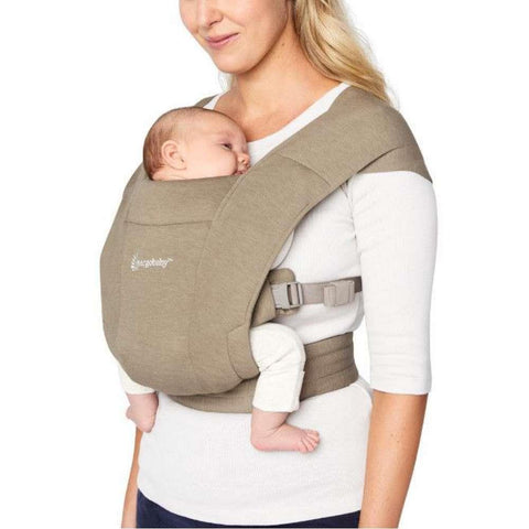 Marsúpio/Porta-Bebés Ergobaby Embrace Knit Soft Olive