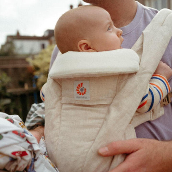 Marsúpio/Porta-Bebés Ergobaby Omni Deluxe Lino Natural