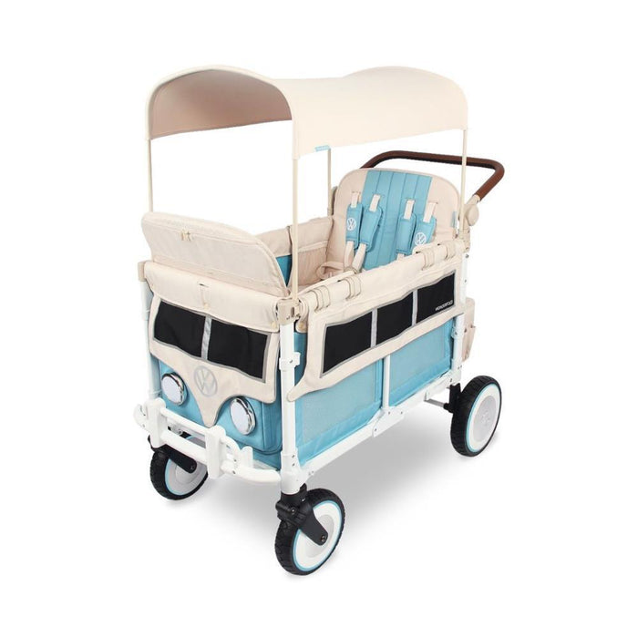 Wonderfold VW Stroller Wagon Blondie Blue 4 Lugares