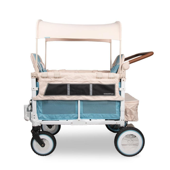 Wonderfold VW Stroller Wagon Blondie Blue 4 Lugares