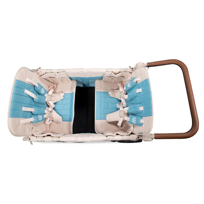 Wonderfold VW Stroller Wagon Blondie Blue 4 Lugares