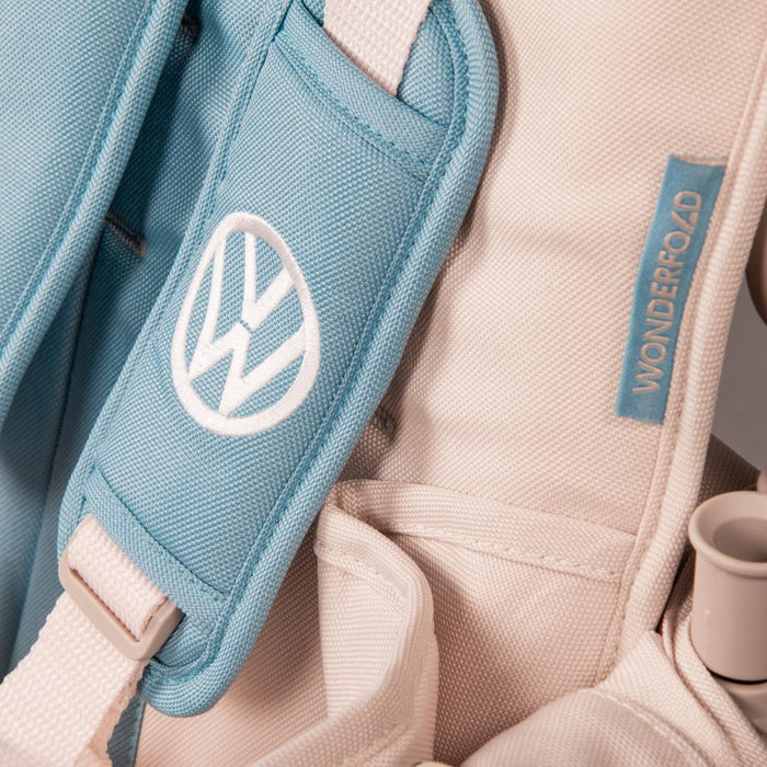 Wonderfold VW Stroller Wagon Blondie Blue 4 Lugares