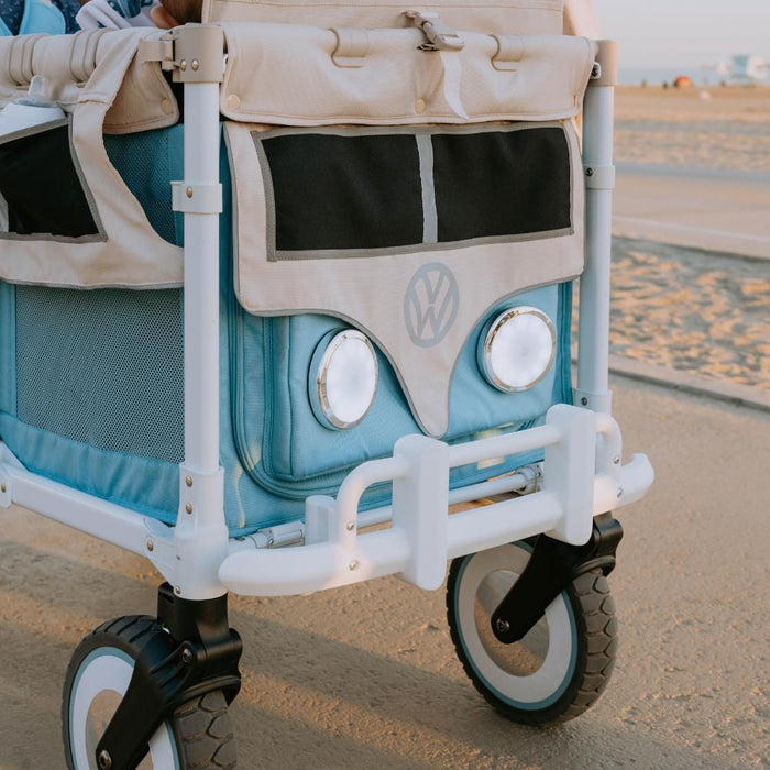 Wonderfold VW Stroller Wagon Blondie Blue 4 Lugares