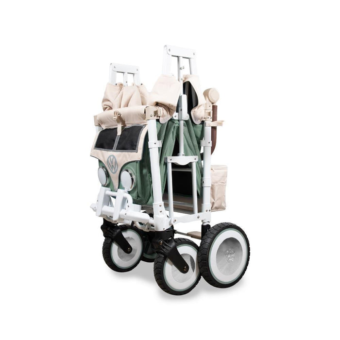 Wonderfold VW Stroller Wagon Sage Green 2 Lugares