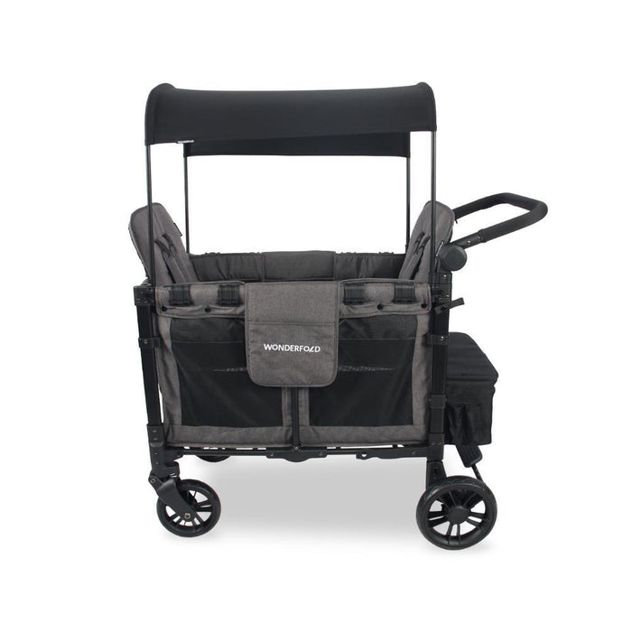 Wonderfold W2 Elite Stroller Wagon Charcoal Gray 2 Lugares
